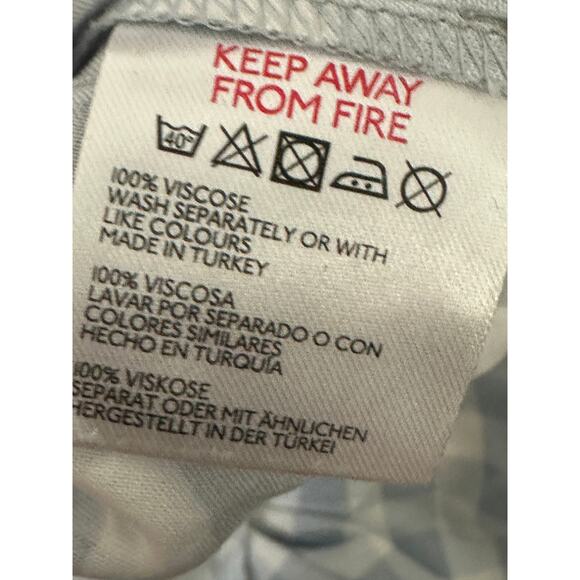 Urban Outfitters Blue White Gingham Print Sleeveless Romper Jumpsuit Viscose  XS - Picture 8 of 8